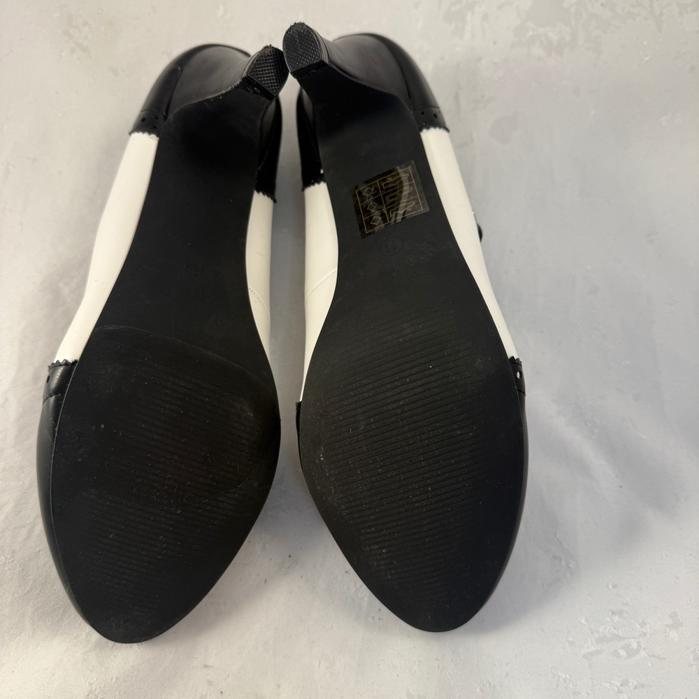 J Adams Kym Mary Jane Oxford Pumps Black and White, Vintage Inspired, Academia - Picture 11 of 11